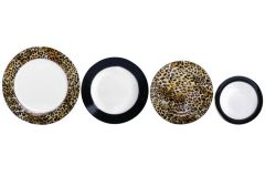 LEOPAR 6 KİŞİLİK 24 PARÇA YEMEK TAKIMI