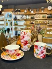 HERA 3'LÜ KUPA VE FİNCAN SETİ