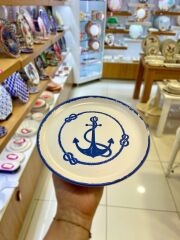 MARİN TEMALI 6'LI PASTA TABAK 20CM