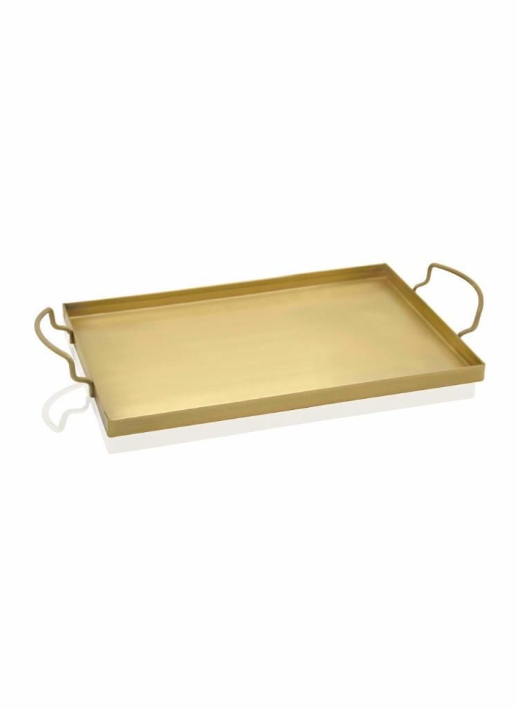 ALTIN METAL TEPSİ 43X25CM