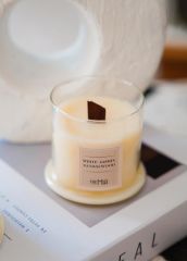 WHITE JASMİN&SANDALWOOD MUM 190GR