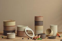 FIKA ONE SERAMİK SAKLAMA KABI GRİ 650ML