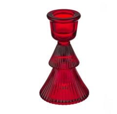 KIRMIZI ÇAM MODEL ŞAMDAN MUMLUK 6X10CM
