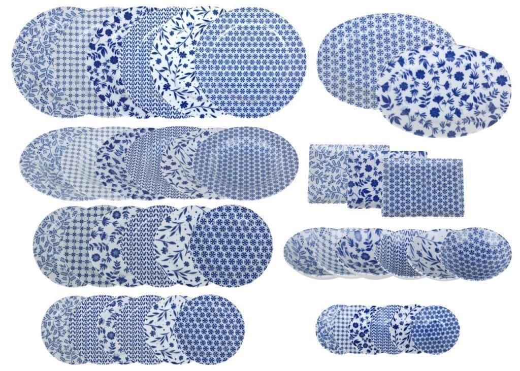 BLUE DESEN 41 PARÇA SERVİS SETİ