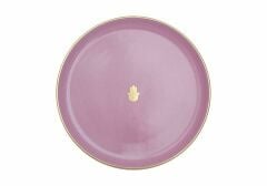 GLAMOROUS PEMBE DÜZ TABAK 20CM