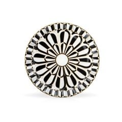 DESTİNA SİYAH TEKLİ PASTA TABAK 20CM