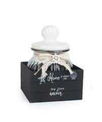 SİYAH KASALI MARINE CAM KAVANOZ 1800CC