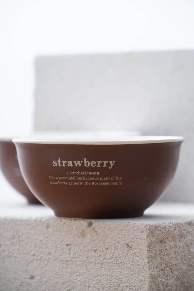 BLUSH STRAWBERRY 2'Lİ KASE 14CM