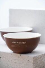 BLUSH STRAWBERRY 2'Lİ KASE 14CM