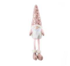 PEMBE OTURAN NOEL CÜCE DEKOR 38CM