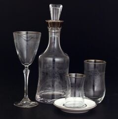 SELİN 49 PARÇA BARDAK SETİ GÜMÜŞ