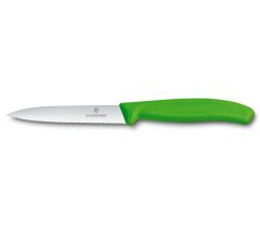 SOYMA BIÇAK TIRTIKLI YEŞİL 210 MM