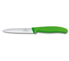 SOYMA BIÇAK TIRTIKLI YEŞİL 210 MM