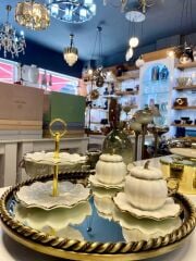 BETTY ALTIN 5 PARÇA TÜRK KAHVESİ FİNCAN SETİ