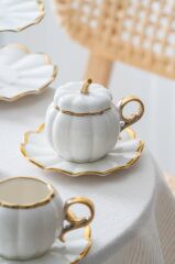 BETTY ALTIN 5 PARÇA TÜRK KAHVESİ FİNCAN SETİ