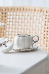 BETTY GÜMÜŞ 5 PARÇA TÜRK KAHVESİ FİNCAN SETİ