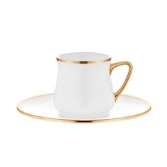 PARLAK ALTIN TEK KİŞİLİK TÜRK KAHVESİ FİNCANI