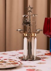 GÜMÜŞ STAR MUMLUK 32CM