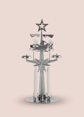 GÜMÜŞ STAR MUMLUK 32CM
