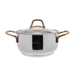 KARACA EGE 8 PARÇA ÇELİK ROSEGOLD