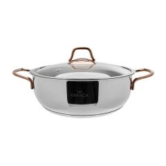 KARACA EGE 8 PARÇA ÇELİK ROSEGOLD