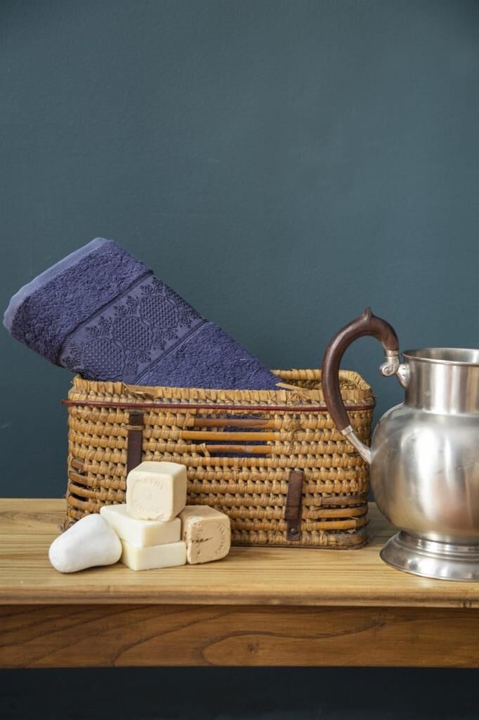 MARSILYA LACİVERT HAVLU 50X90CM