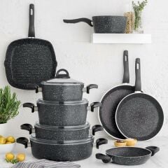 DARK STONE BIO GRANİT SIĞ TENCERE 30CM