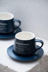 BLUSH LACİVERT 2 KİŞİLİK ÇAY/NESCAFE FİNCANI