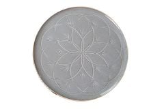 CHRİSTİNA KOYU GRİ SUPLA TABAK/TEPSİ 32CM