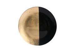 SİYAH ALTIN TEKLİ SUPLA TABAK/TEPSİ 32CM