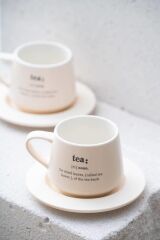 BLUSH KREM 2 KİŞİLİK ÇAY/NESCAFE FİNCANI