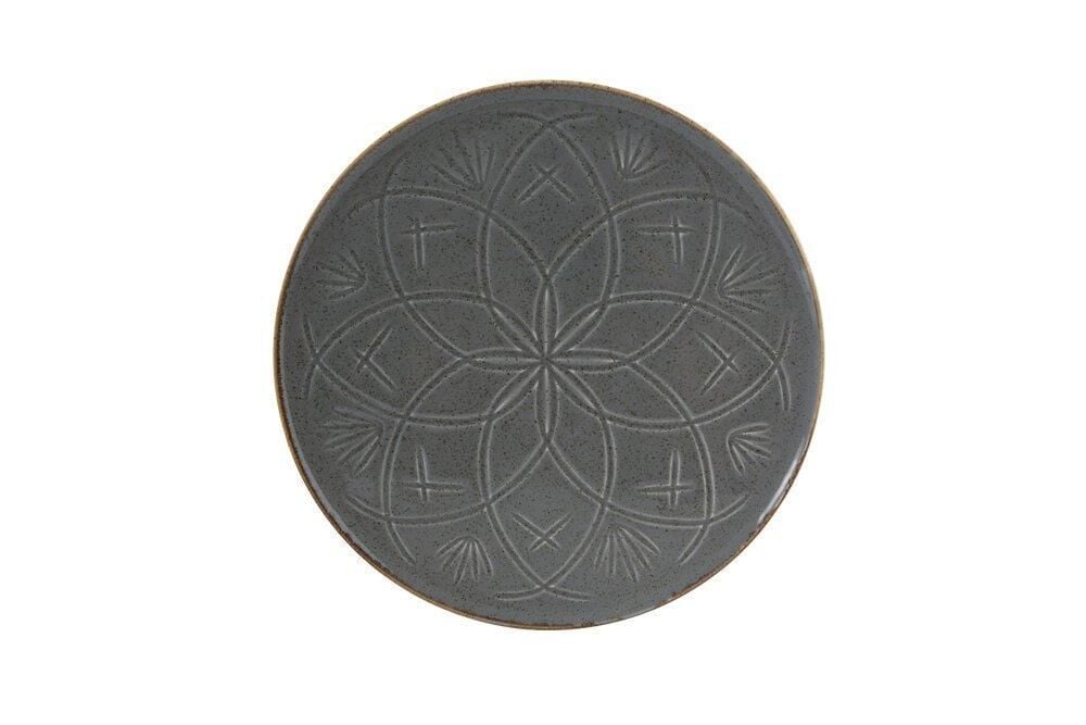 CHRİSTİNA KOYU GRİ SERVİS TABAK 27CM