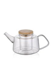 BAMBU KAPAKLI SÜZGEÇLİ DEMLİK 600CC