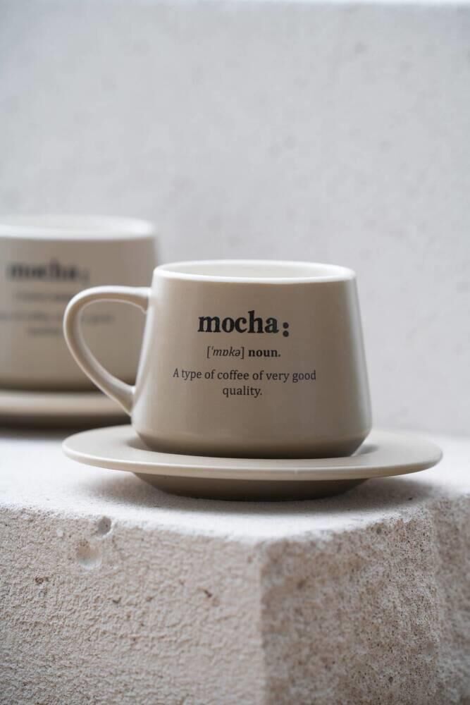 BLUSH BEJ 2 KİŞİLİK ÇAY/NESCAFE FİNCANI