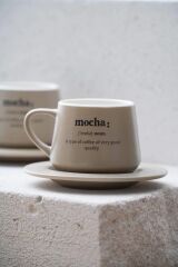 BLUSH BEJ 2 KİŞİLİK ÇAY/NESCAFE FİNCANI