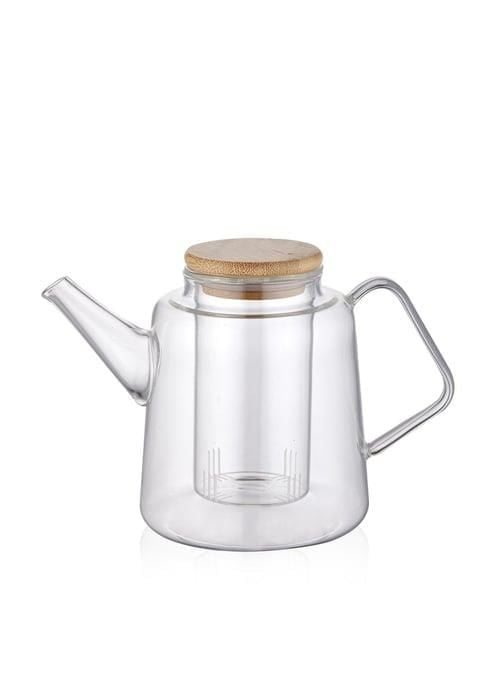 BAMBU KAPAKLI SÜZGEÇLİ DEMLİK 800CC