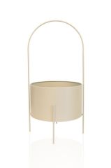 COTTA AÇIK GRİ SAKSI 25X15CM