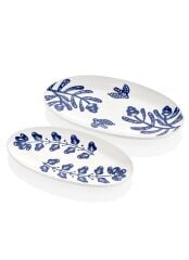 BLOOM 2'Lİ OVAL SERVİS TABAK 26-29CM