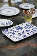 BLOOM DİKDÖRTGEN SERVİS TABAK 34X25CM