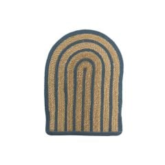HASIR MAVİ OVAL PASPAS 40X54CM