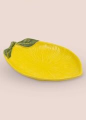 OVAL TEPSİ/TABAK SARI 39CM