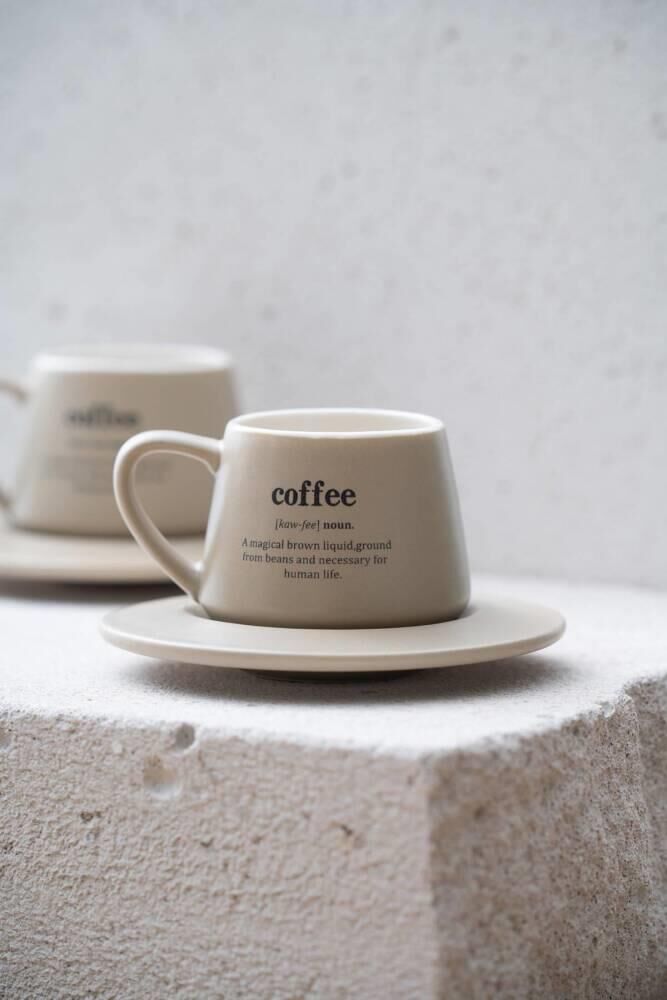 BLUSH BEJ 2 KİŞİLİK TÜRK KAHVESİ FİNCANI