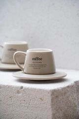 BLUSH BEJ 2 KİŞİLİK TÜRK KAHVESİ FİNCANI