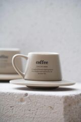 BLUSH BEJ 2 KİŞİLİK TÜRK KAHVESİ FİNCANI