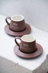 BLUSH KAHVE 2 KİŞİLİK TÜRK KAHVESİ FİNCANI