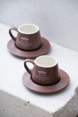 BLUSH KAHVE 2 KİŞİLİK TÜRK KAHVESİ FİNCANI