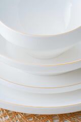 GOLDEN RISE 6 KİŞİLİK 24 PARÇA YEMEK TAKIMI