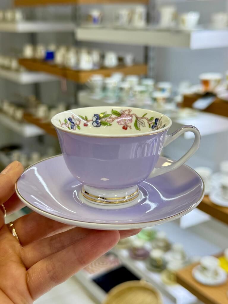 LİLA 6 KİŞİLİK TÜRK KAHVESİ FİNCANI