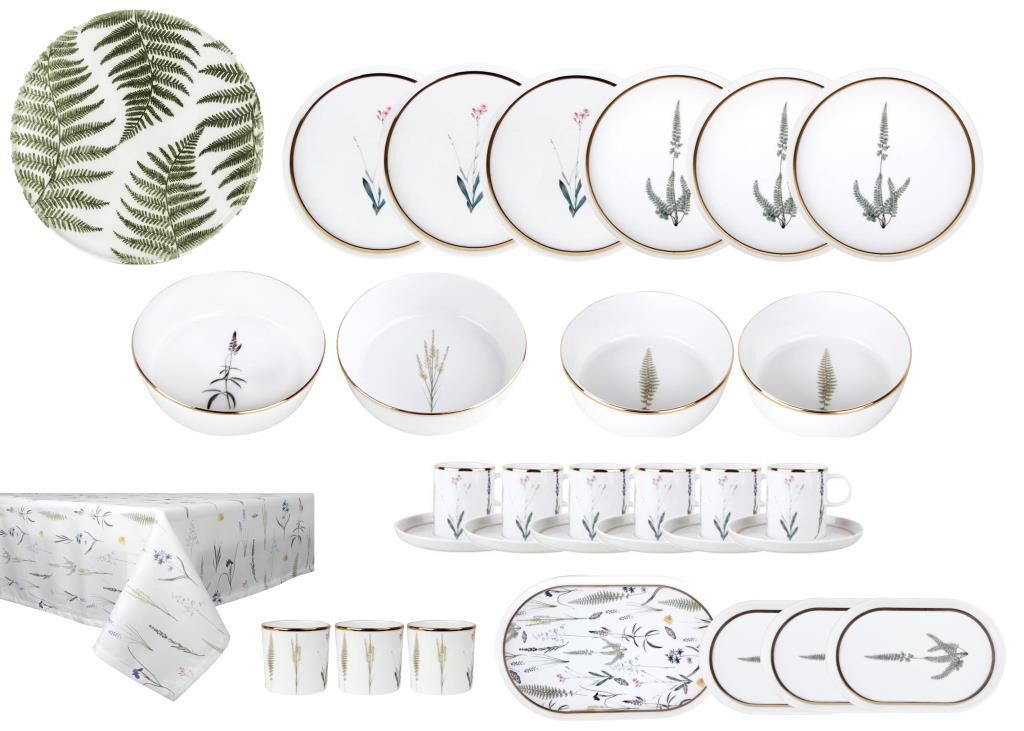 BOTANICAL 6 KİŞİLİK 31 PARÇA KAHVALTI TAKIMI