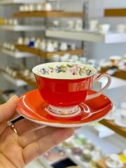 KIRMIZI 6 KİŞİLİK TÜRK KAHVESİ FİNCANI